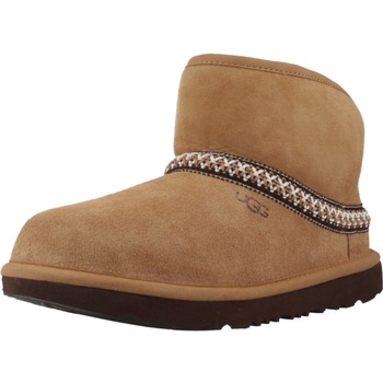 Scarpe Bambina Stivali UGG CLASSIC MINI CRESCENT Marrone