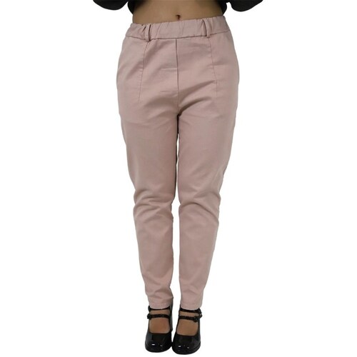 Abbigliamento Donna Pantaloni morbidi / Pantaloni alla zuava Zahjr 53539425 Rosa