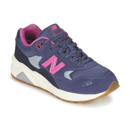 Scarpe Bambina Sneakers basse New Balance KL580 Viola / Rosa