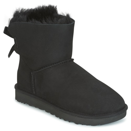 Scarpe Donna Stivaletti UGG MINI BAILEY BOW II Nero