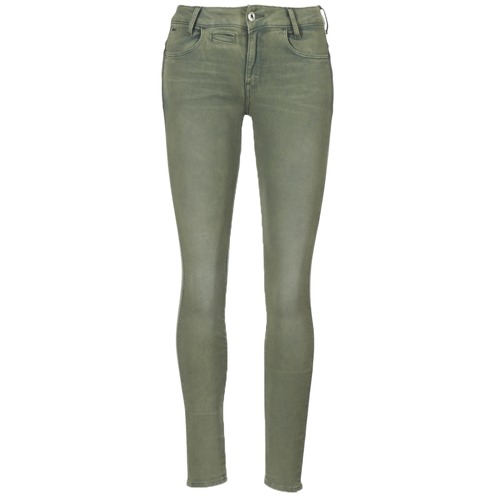 Abbigliamento Donna Pantaloni 5 tasche G-Star Raw D-STAQ 5-PKT MID SKINNY COJ WMN Light / Hunter