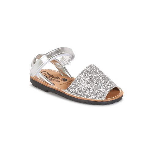 Scarpe Bambina Sandali Citrouille et Compagnie SQUOUBEL Argento