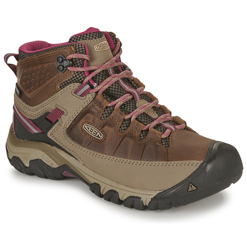 Shoes Women Hiking shoes Keen TARGHEE III MID WP Brown / Pink