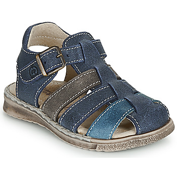 Shoes Boy Sandals Citrouille et Compagnie ZIDOU Marine / Grey