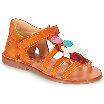 Shoes Girl Sandals Citrouille et Compagnie MIETTE Orange