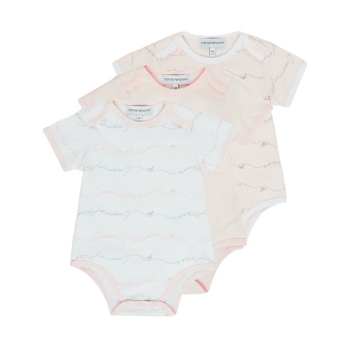 Clothing Girl Sleepsuits Emporio Armani Alexander Pink