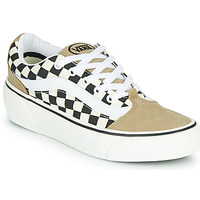 Shoes Women Low top trainers Vans SHAPE NI Beige / White