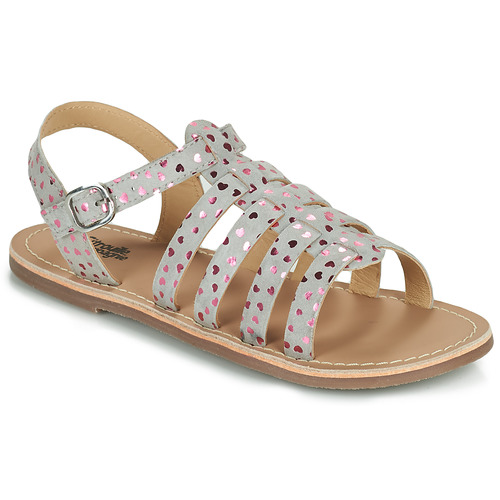 Shoes Girl Sandals Citrouille et Compagnie MAYANA Grey