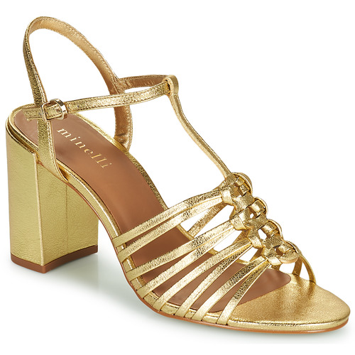 Shoes Women Sandals Maison Minelli THERENA Gold