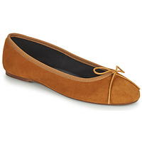 Shoes Women Ballerinas JB Martin ROMY Goat / Velvet / Camel