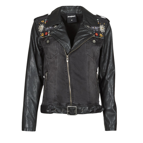 Clothing Women Leather jackets / Imitation le Desigual MERX Black