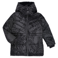 Clothing Girl Duffel coats Desigual MOSELLE Black