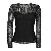 Clothing Women Blouses Morgan TEMMA Black