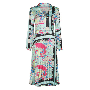 Clothing Women Long Dresses Liu Jo ABITO TS. Ocean / Flowers 