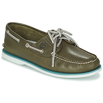 Shoes Men Boat shoes Timberland Classic Boat 2 Eye Green