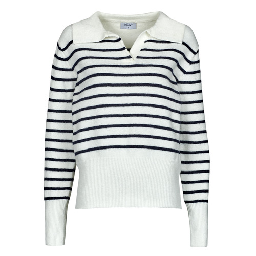 Clothing Women jumpers Betty London MAGDELLE White / Marine