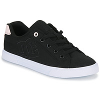 Shoes Women Low top trainers DC Shoes CHELSEA Black / Pink