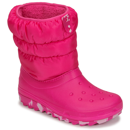 Shoes Girl Snow boots Crocs Classic Neo Puff Boot K Pink