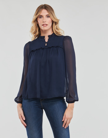 Clothing Women Blouses Naf Naf HBLOMA Blue / Marine