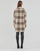 Clothing Women coats Desigual COAT DUKE Ecru / Grey / Mustard