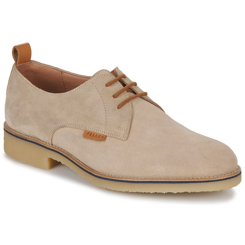 Shoes Men Derby shoes Pellet GREG Velvet / Beige