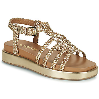 Shoes Women Sandals JB Martin LIMBO Tresse / Gold