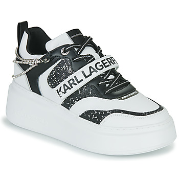 Shoes Women Low top trainers Karl Lagerfeld ANAKAPRI Krystal Strap Lo Lace White / Black