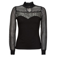 Clothing Women Long sleeved shirts Morgan TOKI Black