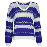 Clothing Women jumpers Morgan MIX Blue / White