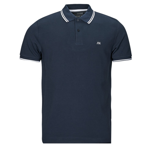 Clothing Men short-sleeved polo shirts Selected SLHDANTE SPORT Marine