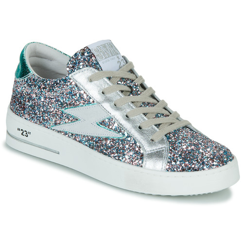 Shoes Women Low top trainers Semerdjian MAYA-9523 Silver / Green