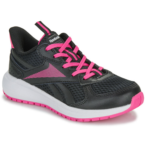 Shoes Girl Low top trainers Reebok Sport REEBOK ROAD SUPREME Black / Pink