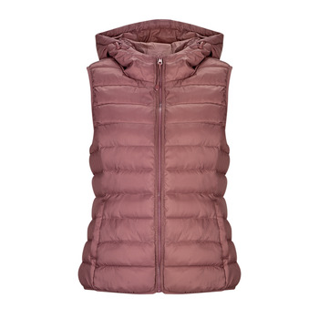 Clothing Women Duffel coats Only ONLNEWTAHOE HOOD WAISTCOAT OTW Violet