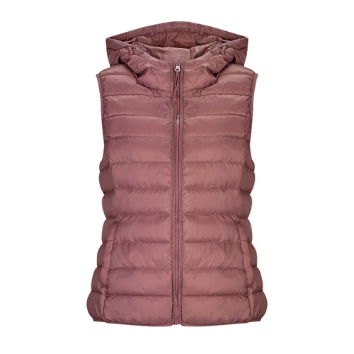 Clothing Women Duffel coats Only ONLNEWTAHOE HOOD WAISTCOAT OTW Violet