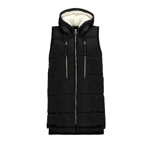 Clothing Women Duffel coats Only ONLNEWNORA PUFFER WAISTCOAT CC OTW Black