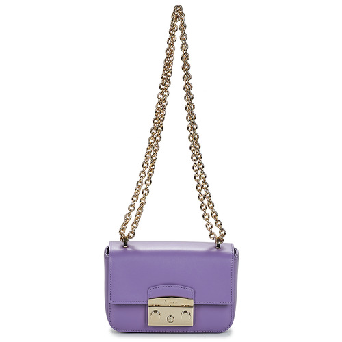 Bags Women Shoulder bags Furla METROPOLIS MINI CROSSBODY Violet