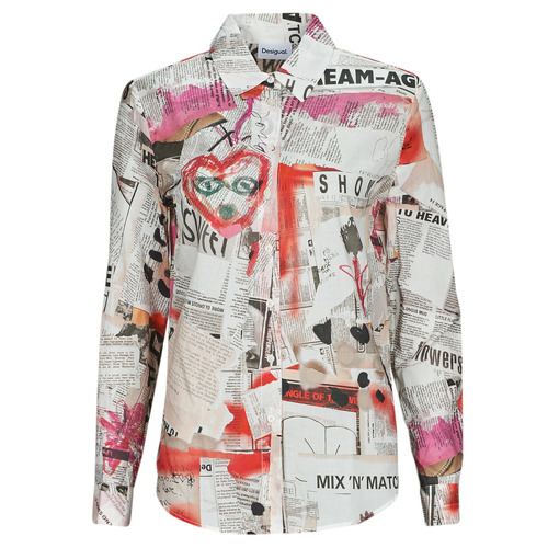 Clothing Women Shirts Desigual MATERA Multicolour