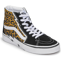 Shoes Women High top trainers Vans UA SK8-Hi Bolt Black / Leopard