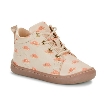 Shoes Children High top trainers Easy Peasy MY DEBOO LACET Beige