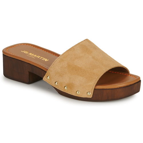 Shoes Women Mules JB Martin APRIL Crust / Camel