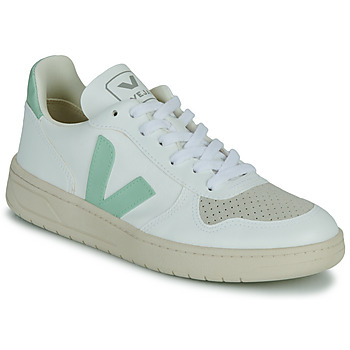 Shoes Women Low top trainers Veja V-10 White / Green