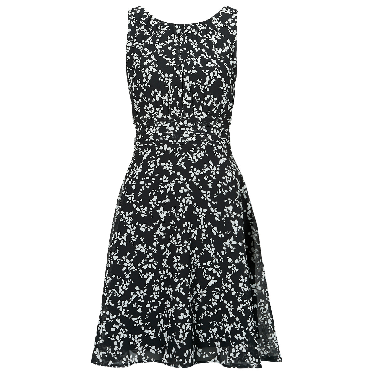 Clothing Women Short Dresses Esprit AOP DRESSES Black