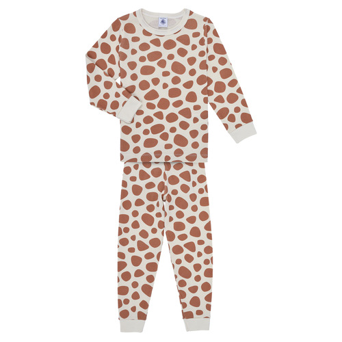 Clothing Girl Sleepsuits Petit Bateau MANEGE Brown