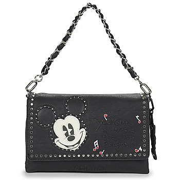 Bags Women Shoulder bags Desigual BAG MICKEY ROCK DORTMUND Black