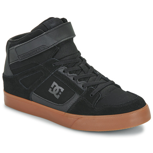 Shoes Boy High top trainers DC Shoes PURE HIGH-TOP EV Black / Gum