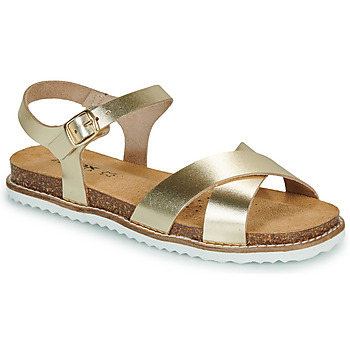 Shoes Women Sandals Geox LEUCA Gold