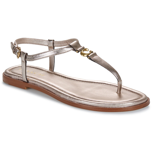 Shoes Women Sandals Coach JESSICA LTH SANDAL Gold