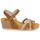 Shoes Women Sandals Dream in Green LORA Camel