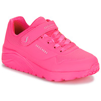 Shoes Girl Low top trainers Skechers UNO LITE - CLASSIC Pink