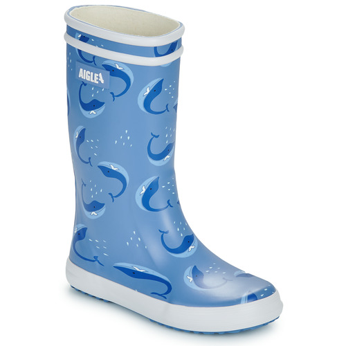 Shoes Children Wellington boots Aigle LOLLY POP Blue